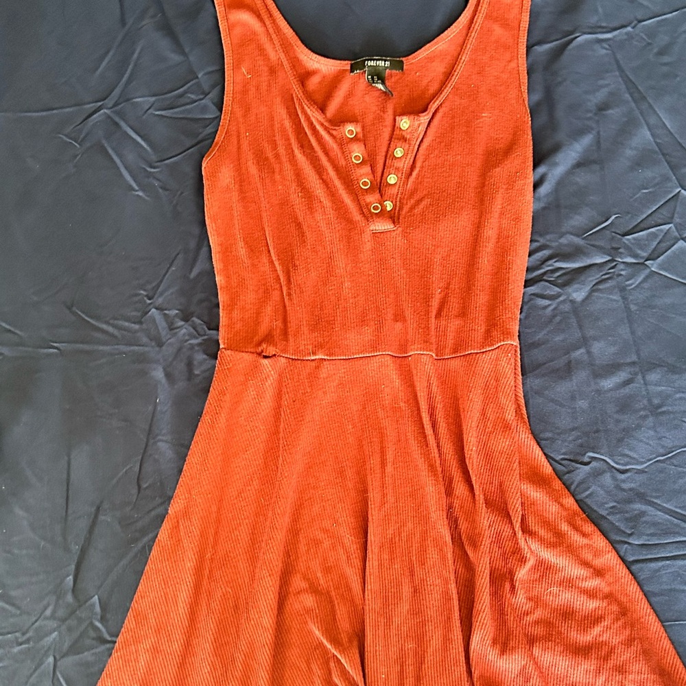 Forever 21 rust color sun dress